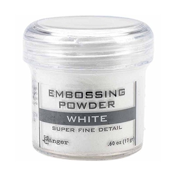 Ranger Embossing Powder, .60 oz, White