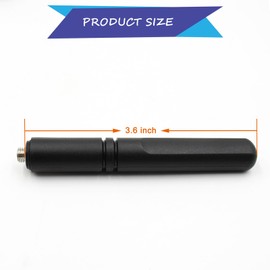 Afadorable 6Pcs PMAD4120 PMAD4120A VHF Antenna Fit for Motorola XPR3300 XPR3500 XPR3300e XPR3500e XPR7550 XPR7580 XPR7550e XPR7580e XPR3000 XPR7000 Two Way Radio 136-174Mhz 3.6 inch