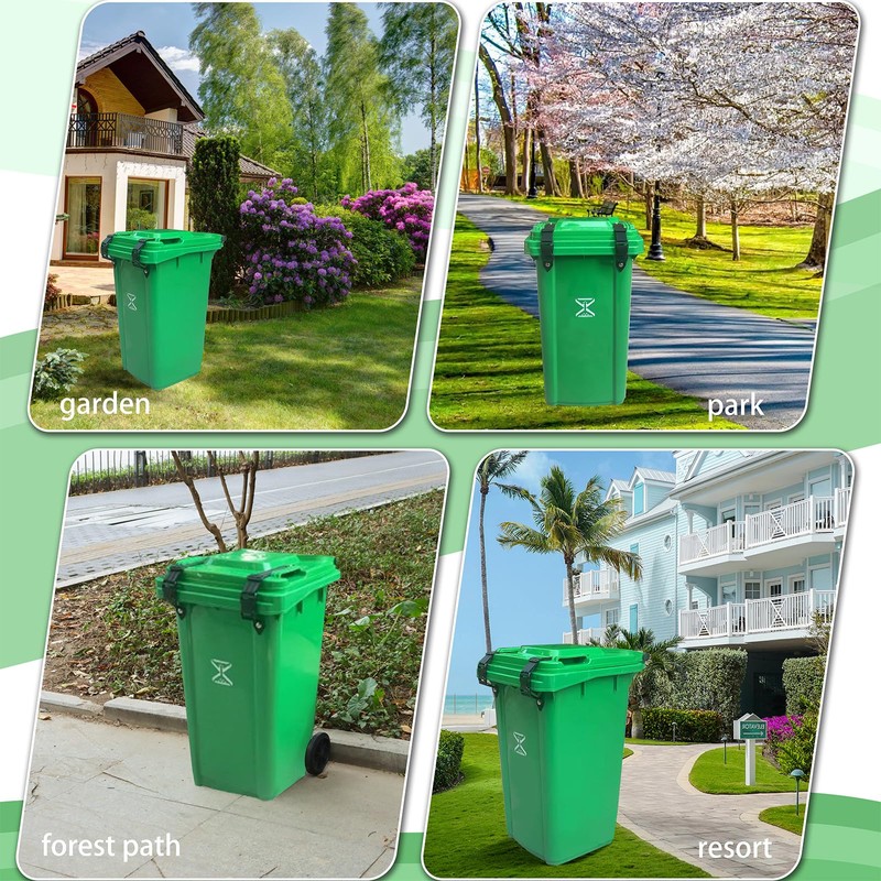 Foxmox Trash-Can Lock for Animals: Garbage Can Lid Locks for