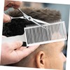 Beavorty Men's Haircut Fade Tool Kit Barber Fade Combs Flat