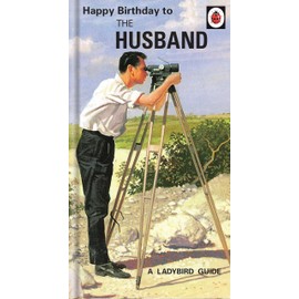 Danilo Promotions Husband Birthday Card, Happy Birthday Card Husband, Ladybird Husband Birthday Card, Happy Birthday Husband Card,Multi,9 x 5