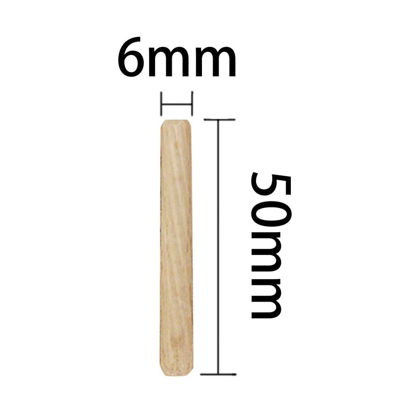 WAKI Wood Dowels Approx. 100 Pcs