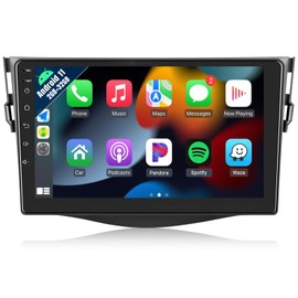 Naifay Android Car Stereo for Toyota Rav4 2006 2007 2008 2009 2010 2011 2012 Radio, 10.1inch Touch Screen for Rav4 Radio with Carplay/Android Auto/Bluetooth/GPS/WiFi/Camera/SWC/MIC