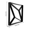 Rhombus‑Shaped Walking Paths Maker DIY Cement Brick Paving Mold for