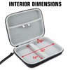 USA Gear Hard Shell Electronic Organizer Travel Case 19 cm