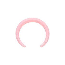 Pierced Owl - 14-16GA Soft Touch Bioflex Flexible Septum Pincher Ring Retainer (Pink, 16GA (1.2mm))