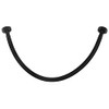 60 cm 1/2" x 1/2" BSP Black Nylon Braided Flexible
