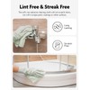 Fantasticlean Microfiber Cleaning Cloth Roll -75 Pack, Tear Away Microfiber