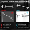 FEELSO 10" High Pressure Shower Head Combo with Handheld Spray,
