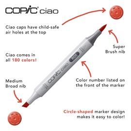 Copic Ciao Markers 24pc Basic Set
