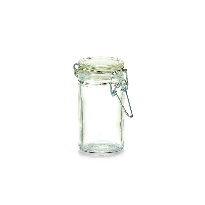 Zeller Spice Jars 4pcs. of Glass, 4.5 x 8.4 x