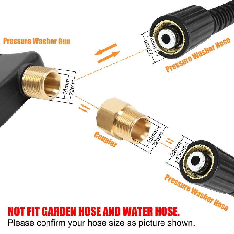 BEETRO High Pressure Washer Gun 4350PSI, Car Washer Gun with