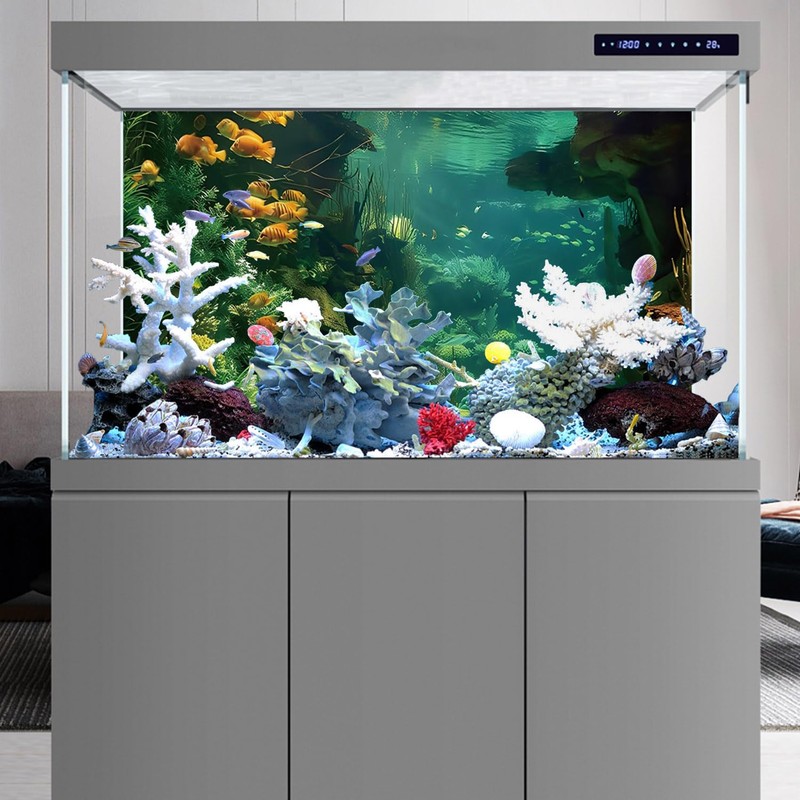 MIRRORANG 91 x 50 cm Underwater Aquarium Background Coral Water