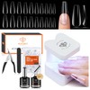 modelones Nail Tips and Glue Gel Kit, Pack of 500