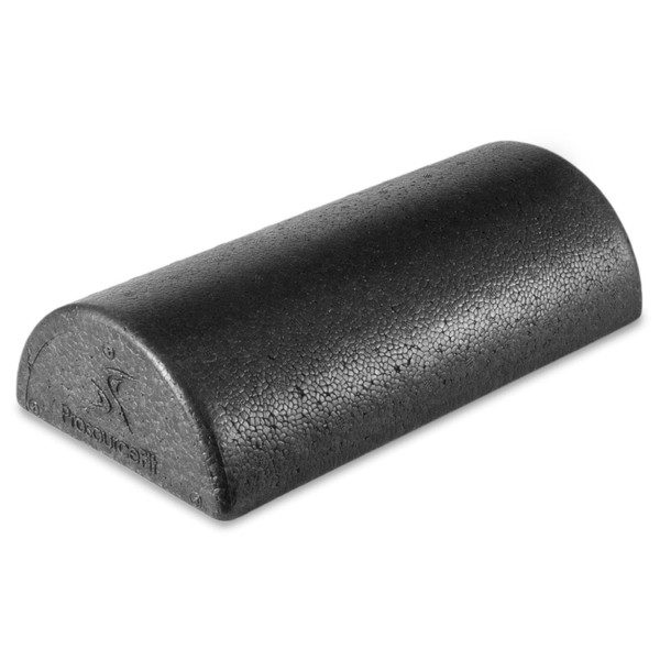 プロソースフィット(ProsourceFit) フォームローラー ブラック 半円型 30.5cmx7.6cm 【日本正規輸入品】 Ps-2118-foam-12x3-black
