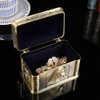 Hogarup decorative box with lid small metal jewelry box trinket