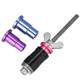 Rear Shock Bushing Tool, Anti-Rust Bike Rear Shock Bushing Removal Tool, Premium Static Pressing Tool with 3 Adapters for Bicycle Bushing Removal Installation Repair