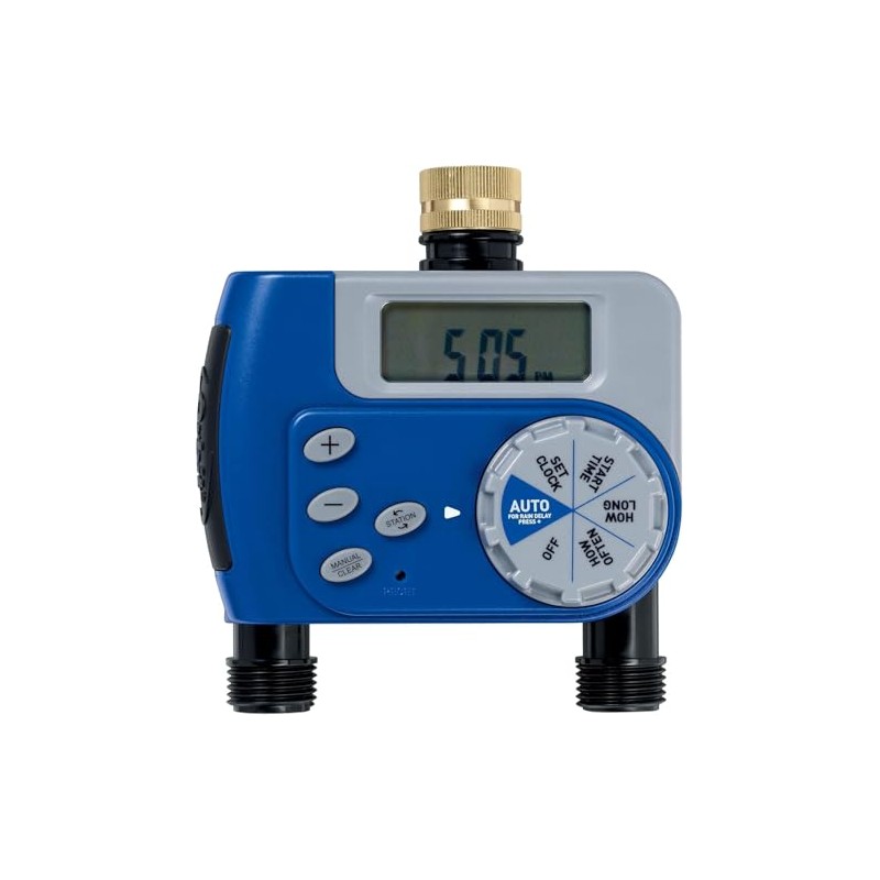 3-Pack Orbit 27133 2-Outlet Hose Watering Timer (2 Outlet Brass)