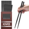 10 Pairs Fiberglass Chopsticks, PYBBO Reusable Premium Japanese Chinese Korean