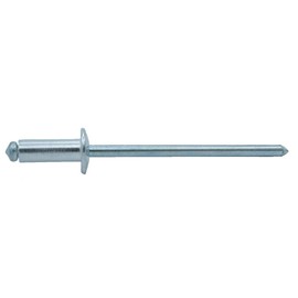 Onokatsu AS-52 Blind Rivet, 0.2 inch (4 mm), Aluminum/Steel, Open Type (Round), Pack of 70