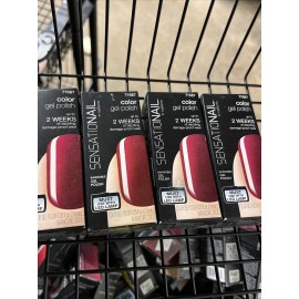 SENSATIONAIL BY NAILENE COLOR GEL POLISH 71687 BAREFOOT BERRY LOT OF 4-N3