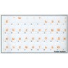 Russian Cyrillic New Keyboard Sticker with Orange Lettering ON Transparent