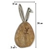 Wooden and Metal Easter Decoration Wooden and Metal Easter Egg