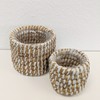 Gina Da Set of 2 baskets, Seagrass Planter, Plant Pot,