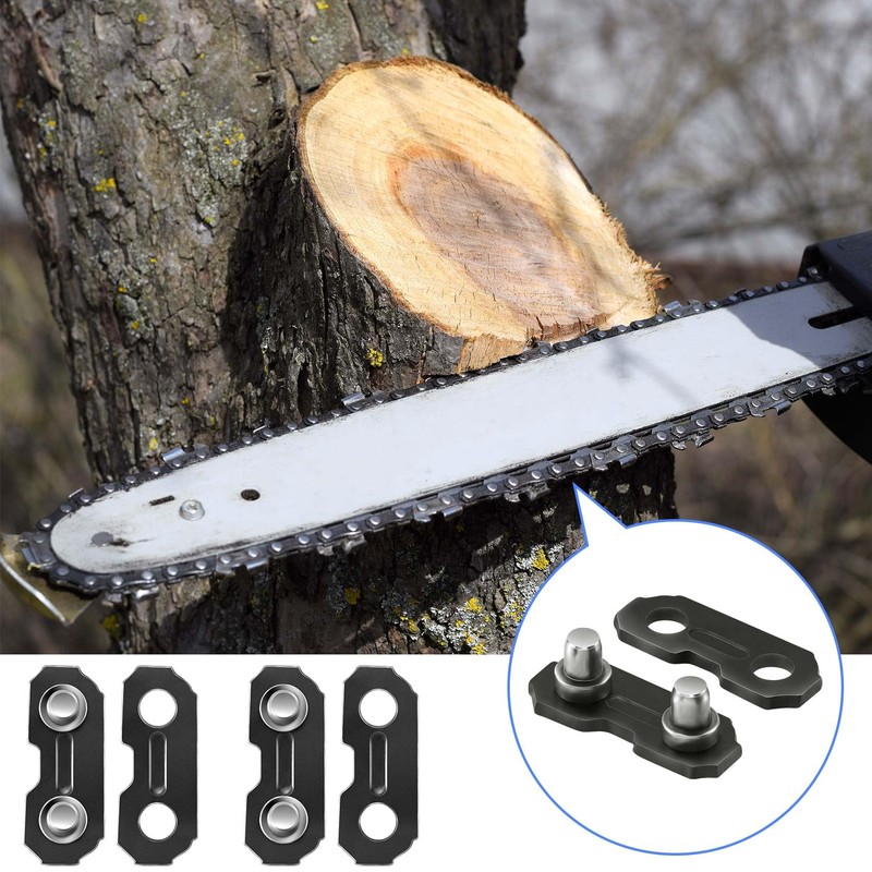 CustomyLife 20 Sets 3/8in Chainsaw Chain Repair Joining Link for