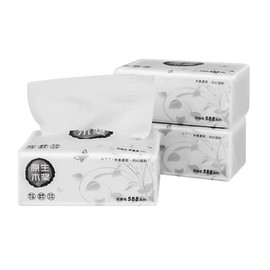 Abaodam 8pcs Pulp Paper Extraction Paper Tissue Facial Tissues Paper White 80 Sheets