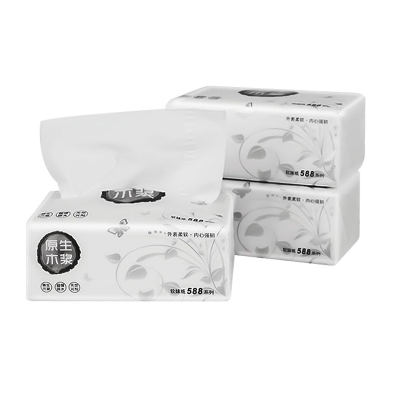 Abaodam 8pcs Pulp Paper Extraction Paper Tissue Facial Tissues Paper