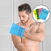 Exfoliating Body Scrub Mitt, 4 Pcs Resuable Body Exfoliating Washcloth