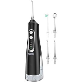 Water Flosser for Teeth Cleaner Rechargeable Oral Irrigator 4 Modes 310ML IPX7