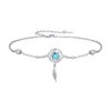 XIXLES Dream Catcher Bracelet 925 Sterling Silver Dreamcatcher Turquoise Bracelet