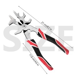 8 Inch Welding Pliers, Carbon Steel Multifunction Welding Pliers, Welding Tools, Welding Accessories, for Screwing, Scissoring, Switching Wrenches, Cleaning Welding Slag