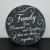 Generic Garden Stepping Stone, Family Love Memories and Laughter, Garden