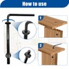 Taiss 20 Set Crib Screws M6x20mm/40mm/60mm/80mm Baby Bed Crib Screws