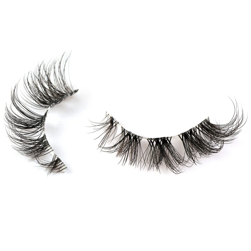 Half False Eyelashes 10 Pairs Clear Band Natural D Curl
