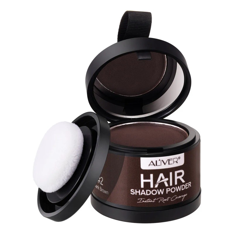 Polvo Para Volumen Cabello Maquillaje Fibra Capilar Cubre Ra