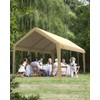 IDEALHOUSE 13'x20' Carport Replacement Canopy Cover - Heavy Duty 220G