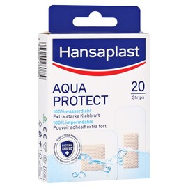 Hansaplast Pflaster - Aquaprotect 100% wasserdicht - 20 Streifen