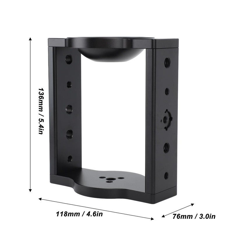 75mm Tripod Head Bowl Riser, Camera Tripod Head Height Riser,