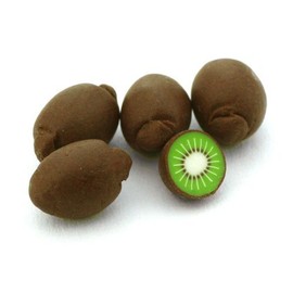 MyTinyWorld 4 x Dolls House Miniature Handmade Slicable Kiwis