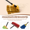 Gisafai 20 Pcs Broom Handle with Threaded Tip Powder Coated