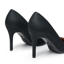 Trary Women’s High Heel Dress Pump Pointed Toe Shoe Classic Office Special Dressy Casual