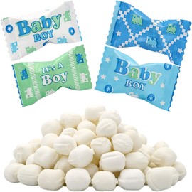 Its A Boy Buttermints, Mint Candies, After Dinner Mints, Butter Mint Candy, Fat-Free, Individually Wrapped (55 Pieces)