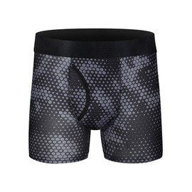 CONKEND Boys Boxer Briefs Cotton Big Boys Underwear Breathable Soft Mesh Performance Sport Boxers Briefs with Fly 5 Pack 18-20