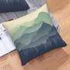 BEITUOLA Green Mountains Throw Pillow Covers 18x18 Set of 2
