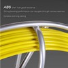 INTBUYING Fish Tape Fiberglass 425FT 6MM Duct Rodder with Brake