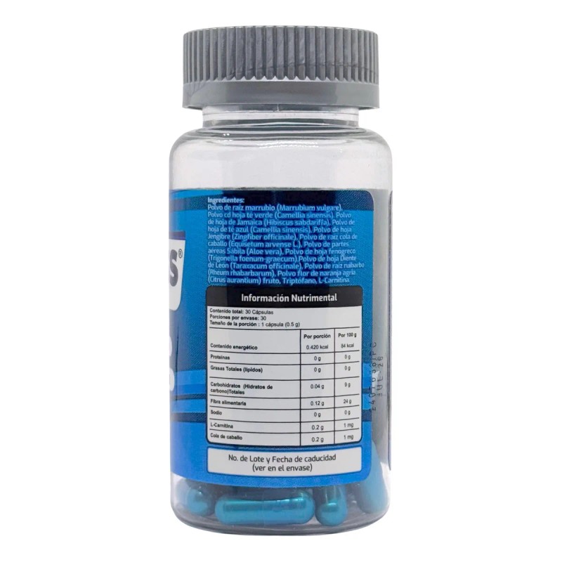 Bypass Bpri Azul 30 Capsulas Fenogreco Cola De Caballo